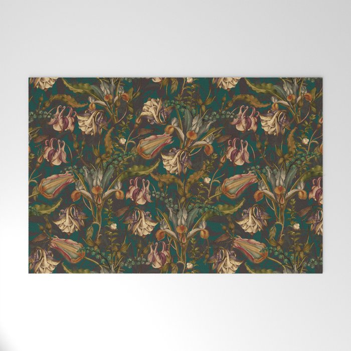 Midnight Summer Garden Welcome Mat Gallery Image 1