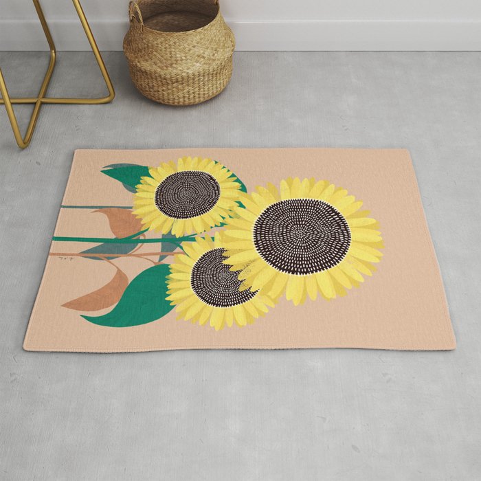 Sunflowers Rug Gallery Image 1