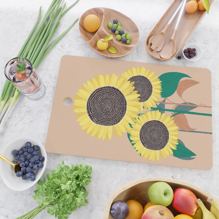 Sunflowers Cutting Board Gallery Image 2