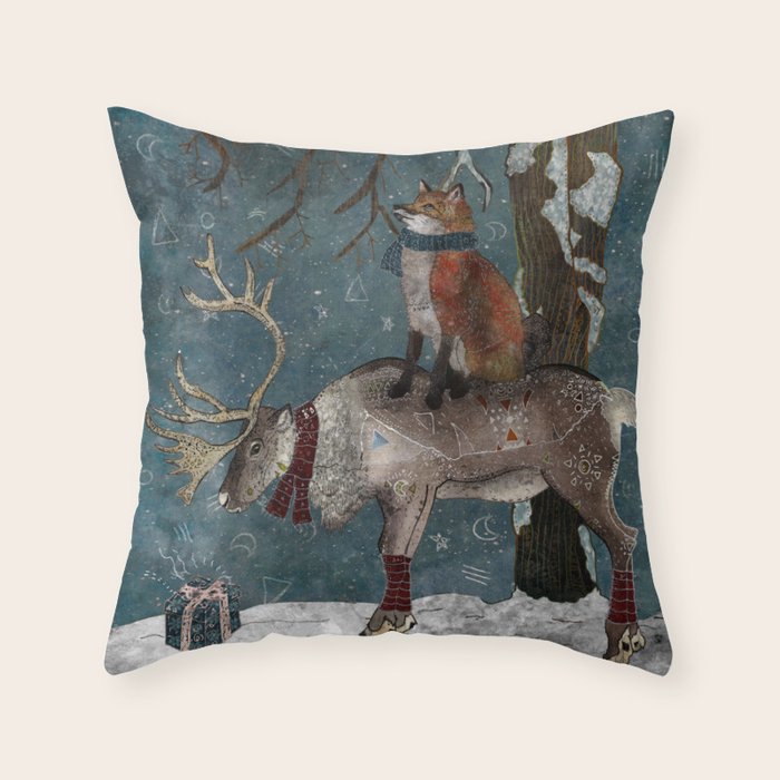 Winter Tale Throw Pillow Gallery Image 6