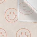 Beige/Peach Smiley Pattern Wall Tapestry Gallery Image 3