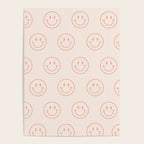 Beige/Peach Smiley Pattern Poster Gallery Image 4
