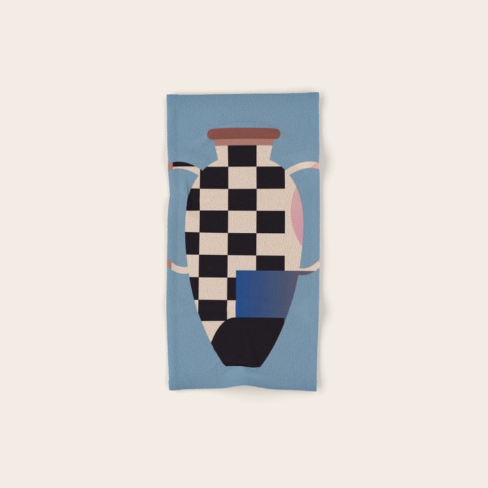 Geometric Abstract Vase 2 Bath Towel Gallery Image 1