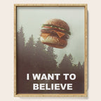 I Want To Believe Serving Tray Gallery Image 1