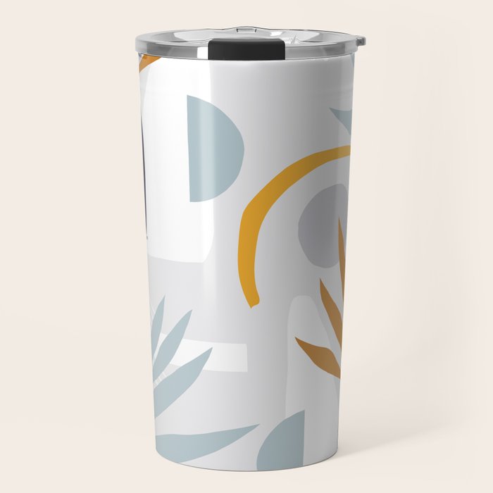 The Shapes of Nature - Pattern 2 Travel Mug Gallery Image 1