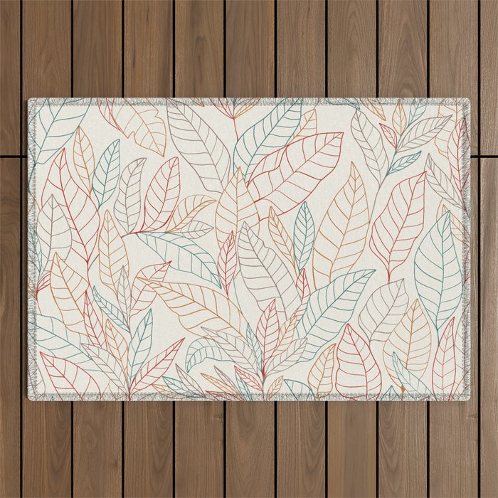 Leaves Outdoor Rug Gallery Image 1