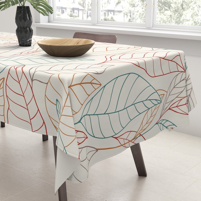 Leaves Tablecloth Gallery Image 3