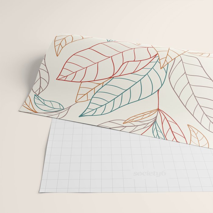 Leaves Wrapping Paper Gallery Image 2
