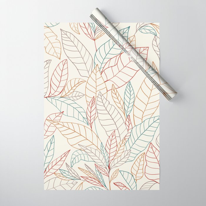 Leaves Wrapping Paper Gallery Image 1