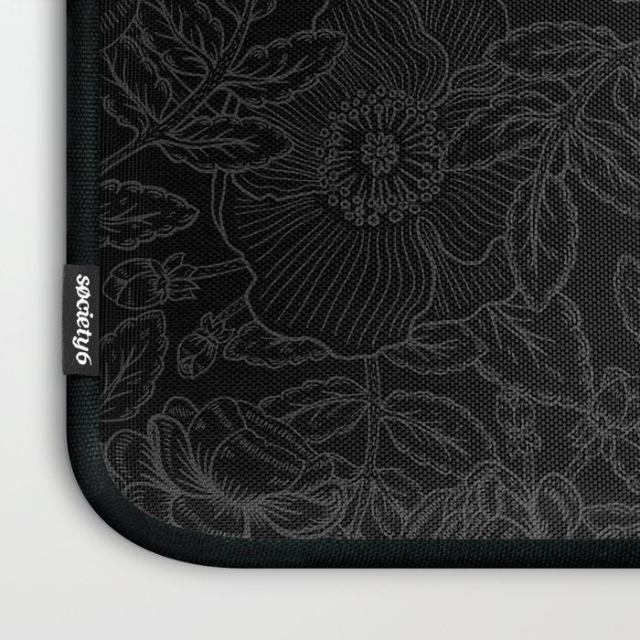 Gothic Country Rose in Black Laptop Sleeve Gallery Image 3