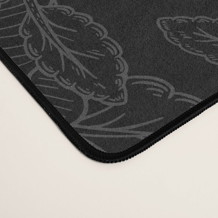 Gothic Country Rose in Black Desk Mat Gallery Image 4