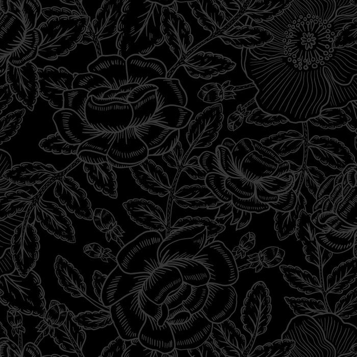 Gothic Country Rose in Black Coffee Mug Gallery Image 2
