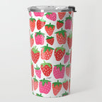 Strawberries Travel Mug Gallery Image 2