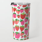 Strawberries Travel Mug Gallery Image 3
