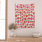 Strawberries Wall Tapestry Gallery Image 2