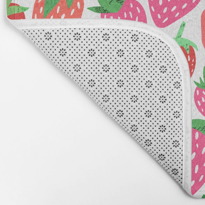 Strawberries Bath Mat Gallery Image 2