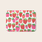 Strawberries Bath Mat Gallery Image 1