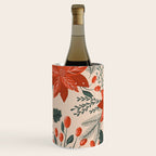 xmas poinsettia Wine Chiller Gallery Image 3
