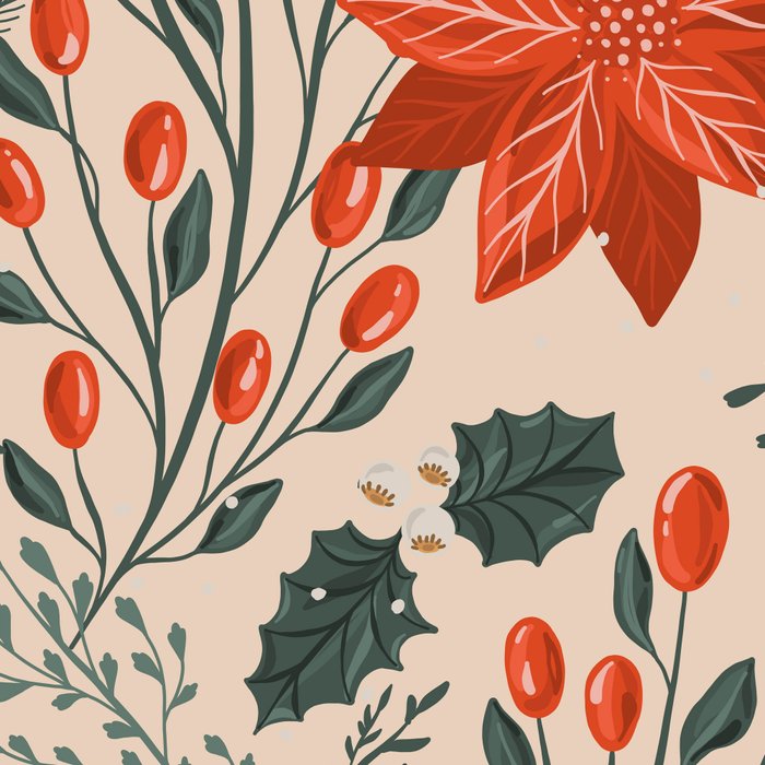 xmas poinsettia Coffee Mug Gallery Image 2