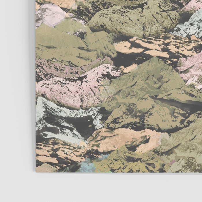 Abstract colorful dark mountains C Poster Gallery Image 3