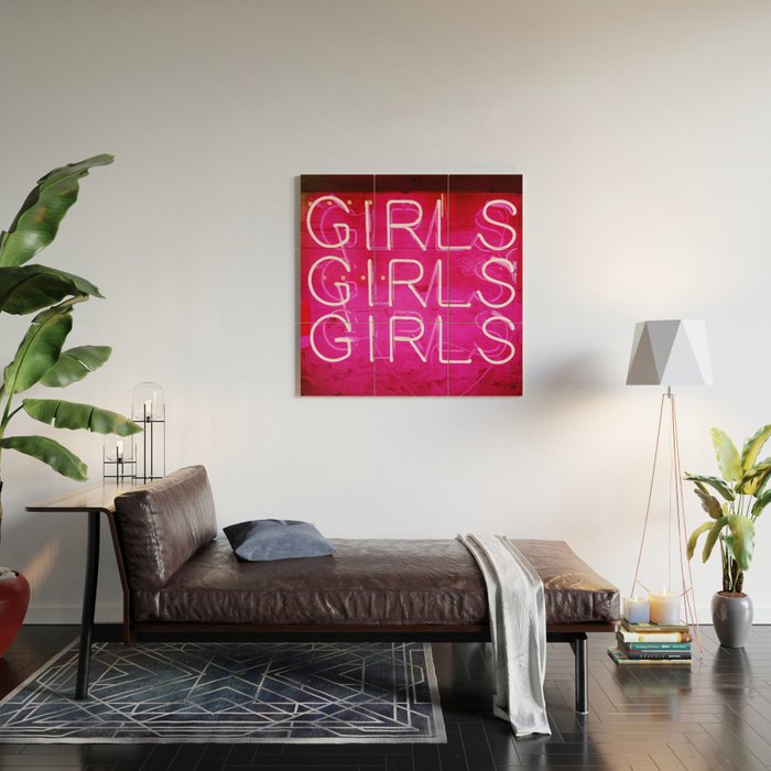 Girls Wood Wall Art Gallery Image 2