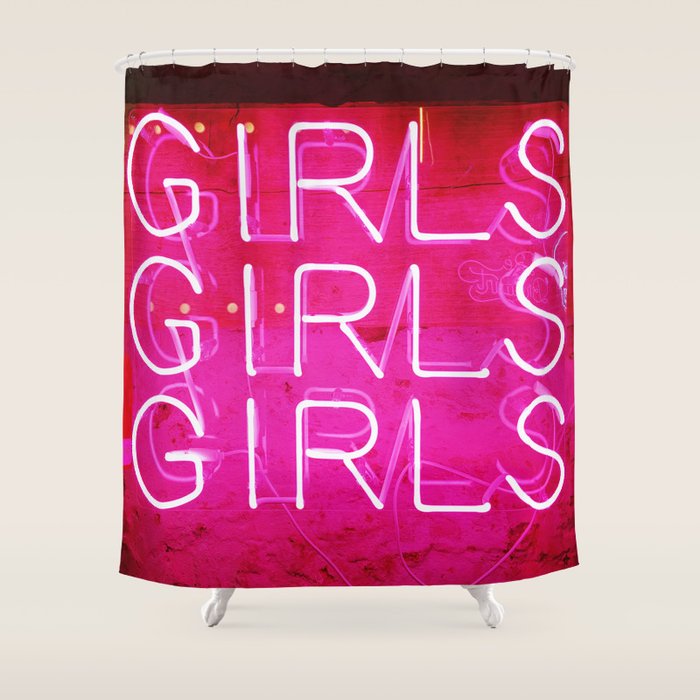 Girls Shower Curtain Gallery Image 1