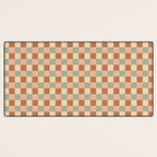 Checkered Multicolor Pattern XXV Western Summer Desk Mat Gallery Image 3