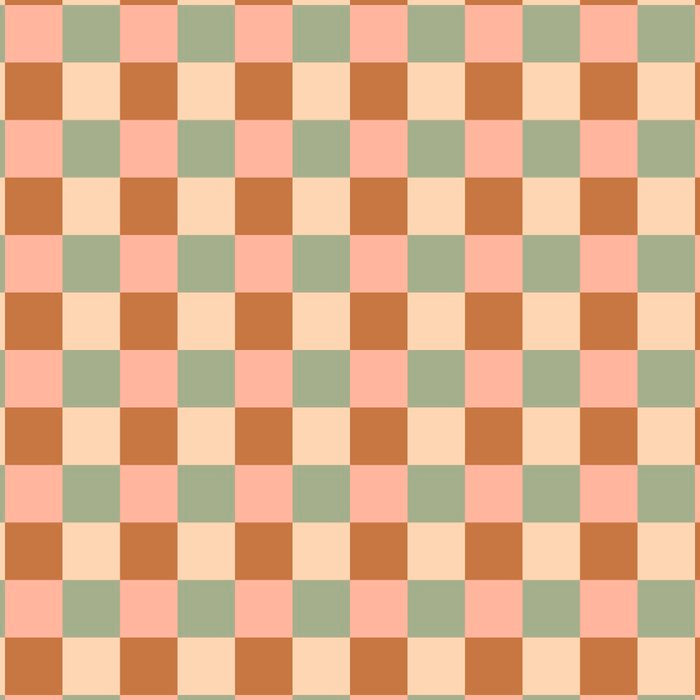 Checkered Multicolor Pattern XXV Western Summer Coffee Mug Gallery Image 2