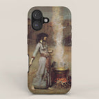 John William Waterhouse The Magic Circle iPhone Case Gallery Image 1