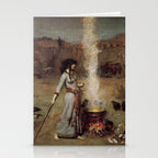 John William Waterhouse The Magic Circle Stationery Card Gallery Image 2