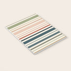 Green Boho Stripes Notebook Gallery Image 3