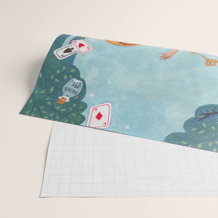Alice in Wonderland Wrapping Paper Gallery Image 2