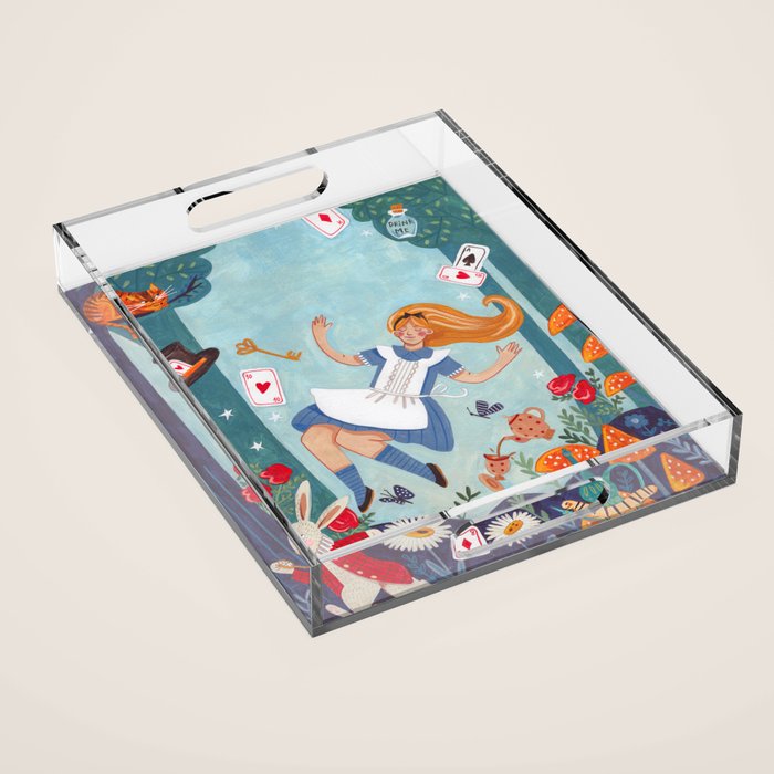 Alice in Wonderland Acrylic Tray Gallery Image 1