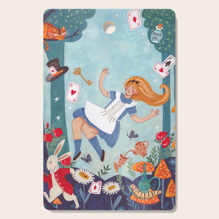 Alice in Wonderland Cutting Board Gallery Image 1