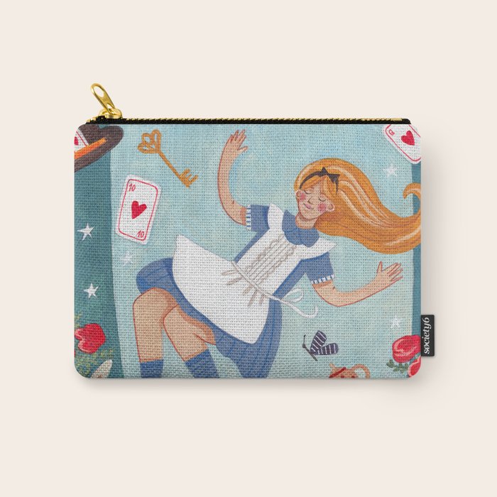 Alice in Wonderland Carry All Pouch Gallery Image 1