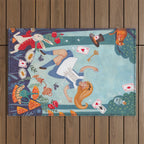 Alice in Wonderland Outdoor Rug Gallery Image 1