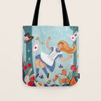 Alice in Wonderland Tote Bag Gallery Image 1