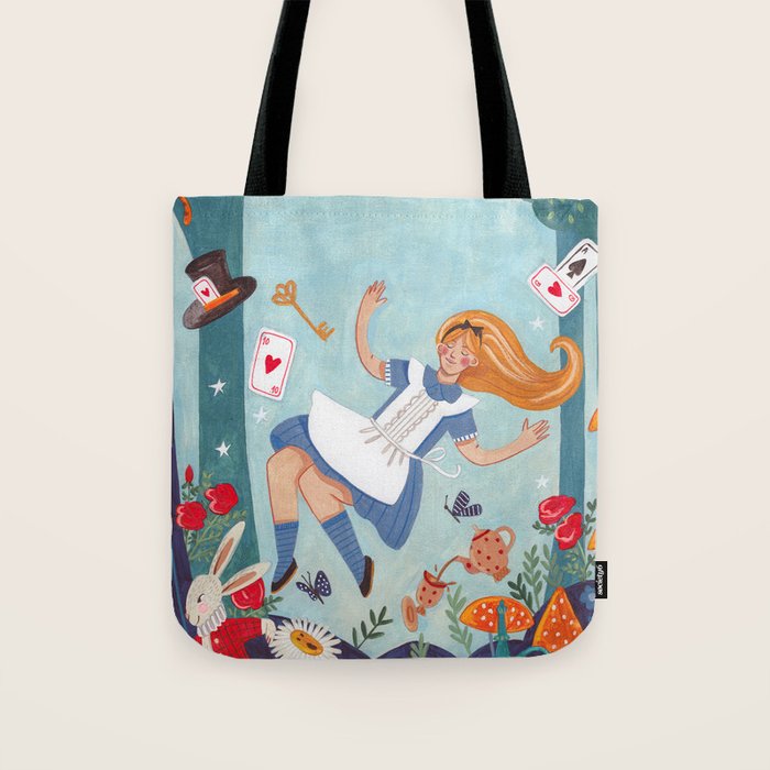 Alice in Wonderland Tote Bag Gallery Image 1