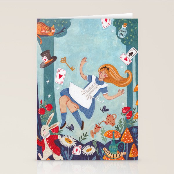 Alice in Wonderland Stationery Card Gallery Image 1