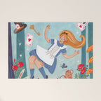 Alice in Wonderland Welcome Mat Gallery Image 1