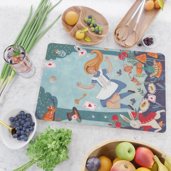 Alice in Wonderland Cutting Board Gallery Image 2
