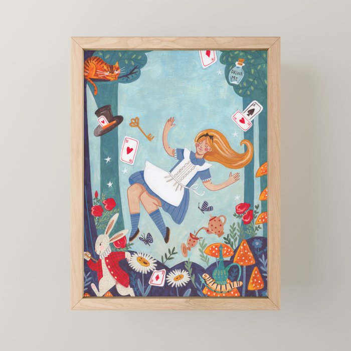 Alice in Wonderland Mini Art Print Gallery Image 1