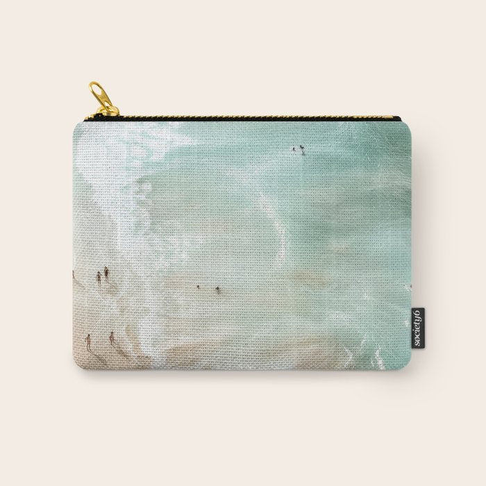 Soft Coastal Beach Scene Carry All Pouch Gallery Image 1