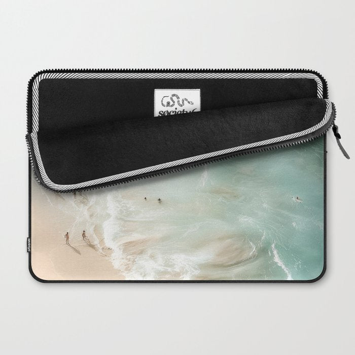Soft Coastal Beach Scene Laptop Sleeve Gallery Image 2