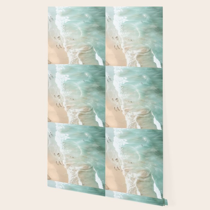 Soft Coastal Beach Scene Wallpaper Gallery Image 2
