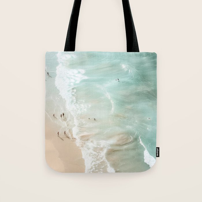 Soft Coastal Beach Scene Tote Bag Gallery Image 1