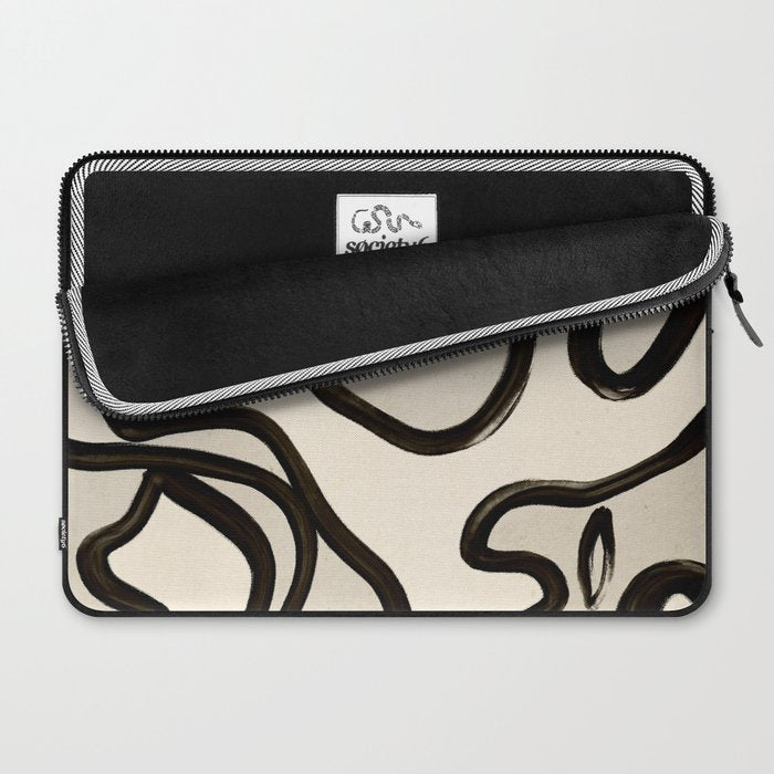 Abstract line art 249 Laptop Sleeve Gallery Image 2