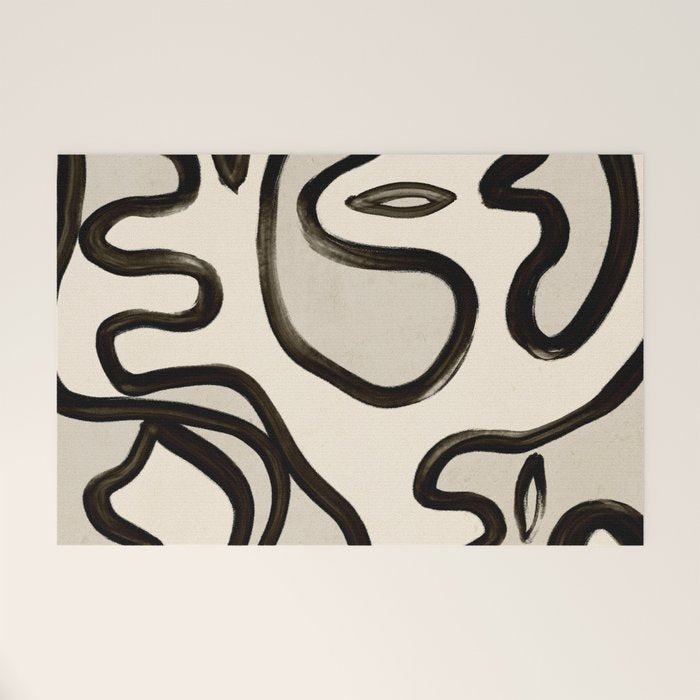 Abstract line art 249 Welcome Mat Gallery Image 1