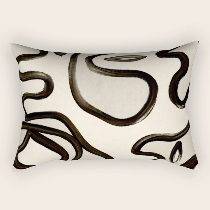 Abstract line art 249 Rectangular Pillow Gallery Image 2