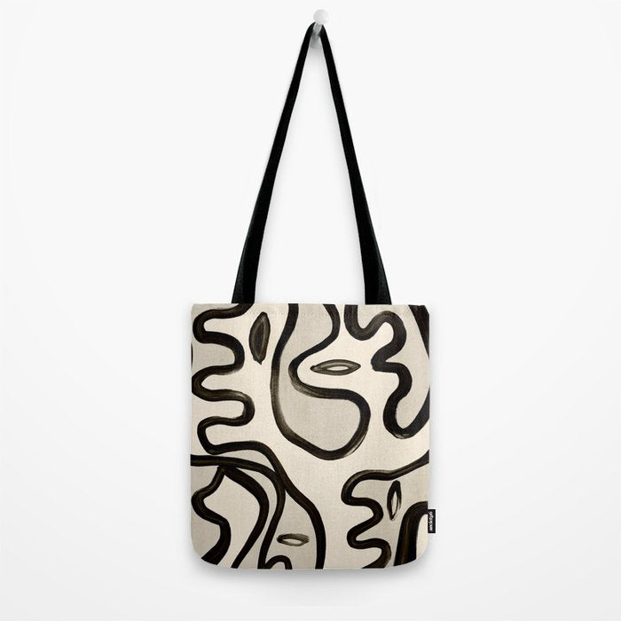 Abstract line art 249 Tote Bag Gallery Image 2